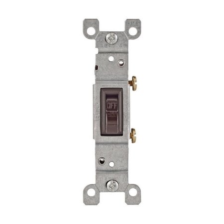 LEVITON 15 amps Toggle Switch Brown 01451-0CP